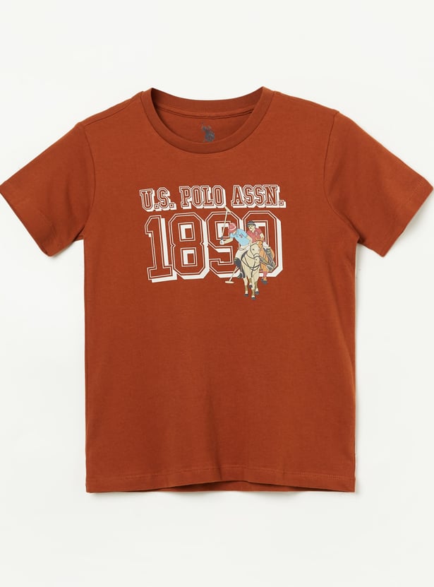 US POLO ASSN KIDS Boys Graphic Print T-shirt