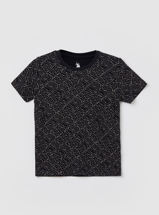 US POLO ASSN KIDS Boys Printed T-shirt