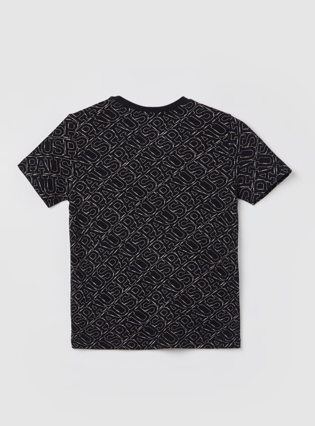 US POLO ASSN KIDS Boys Printed T-shirt