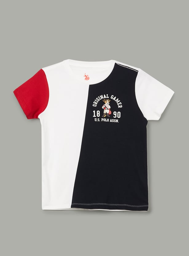 US POLO ASSN KIDS Boys Graphic Print T-shirt