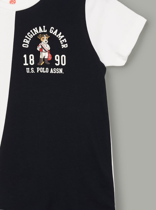 US POLO ASSN KIDS Boys Graphic Print T-shirt