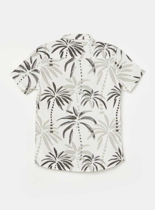 US POLO ASSN KIDS Boys Printed Shirt