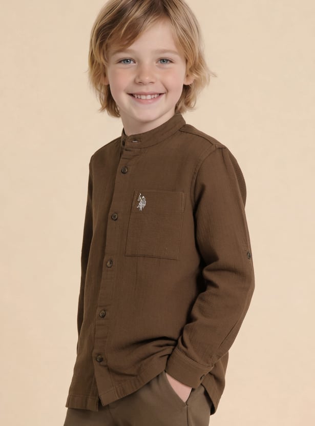 US POLO ASSN KIDS Solid Shirt