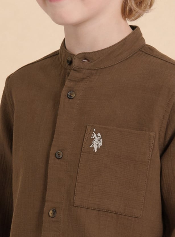 US POLO ASSN KIDS Solid Shirt
