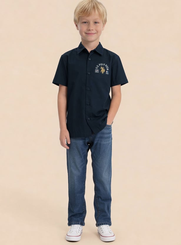 US POLO ASSN KIDS Embroidered Shirt