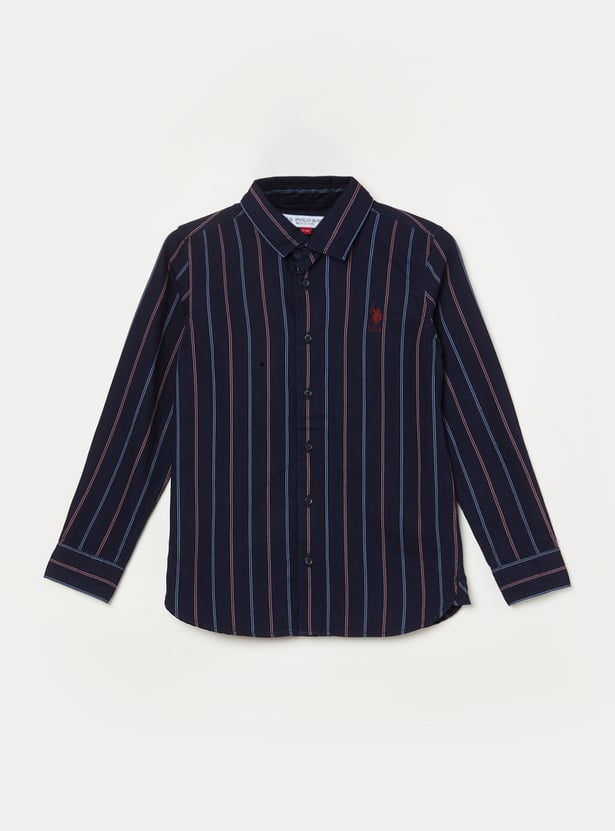 US POLO ASSN KIDS Boys Striped Shirt