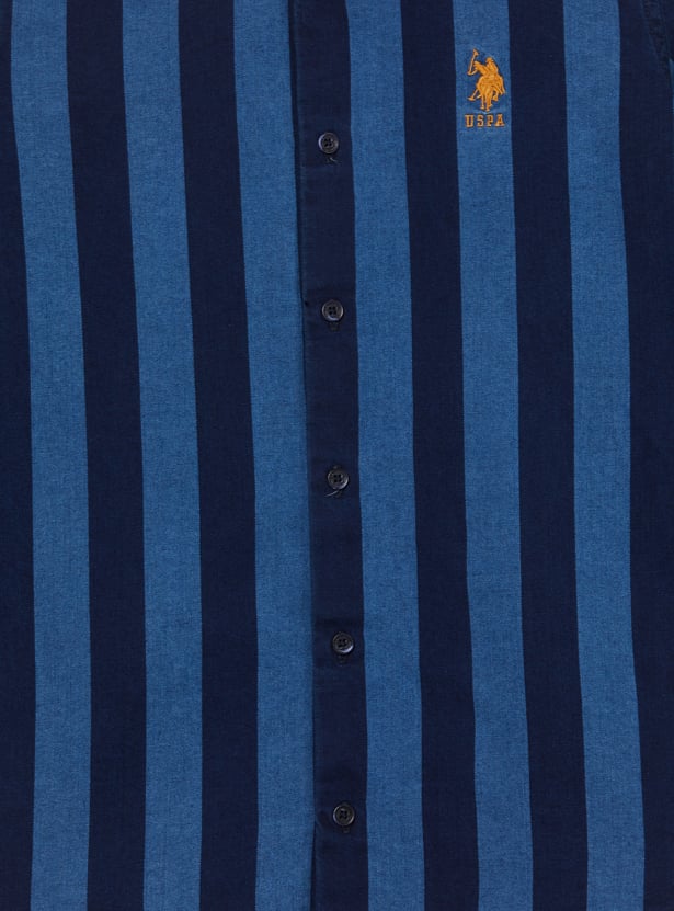 US POLO ASSN KIDS Boys Striped Shirt