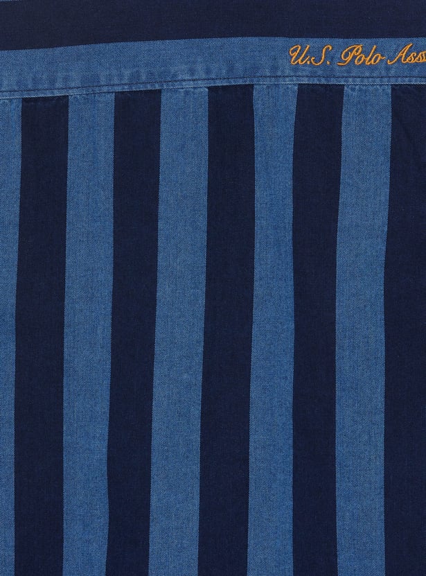 US POLO ASSN KIDS Boys Striped Shirt