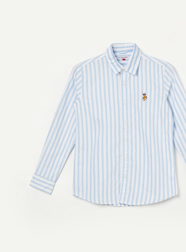 US POLO ASSN KIDS Boys Striped Shirt