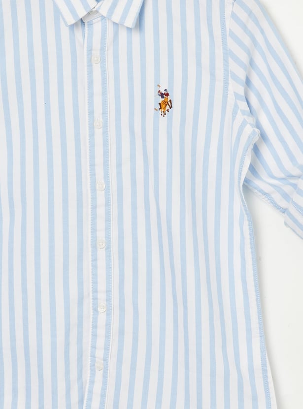 US POLO ASSN KIDS Boys Striped Shirt