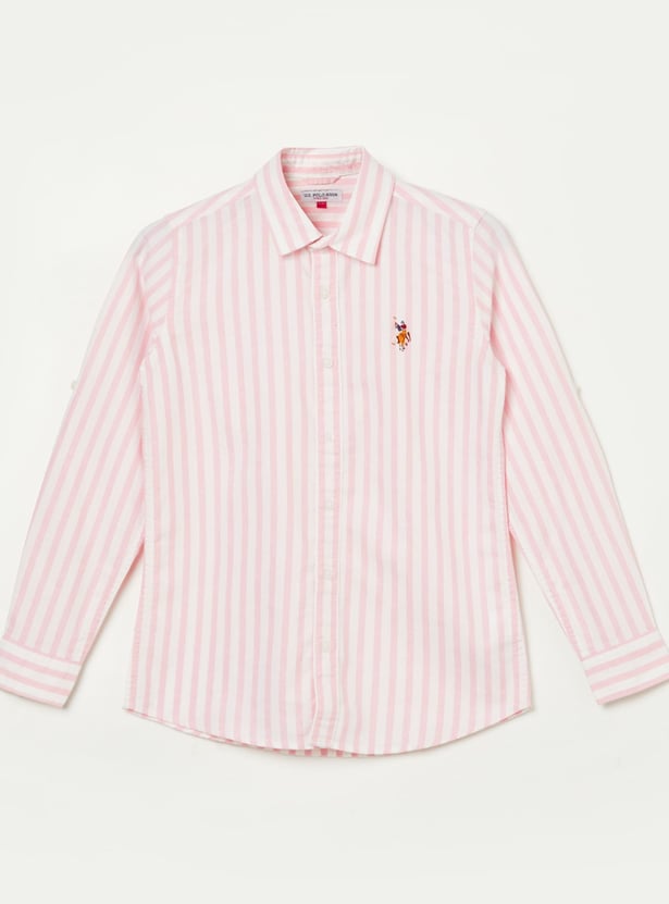 US POLO ASSN KIDS Boys Striped Shirt