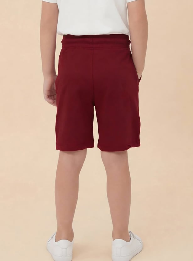 US POLO ASSN KIDS Solid Regular Shorts