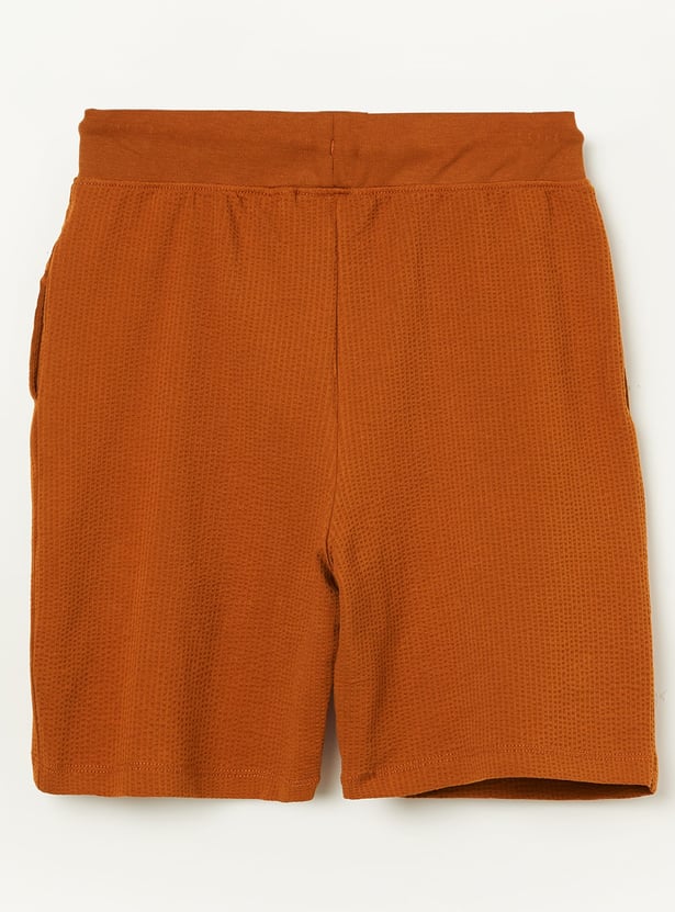 US POLO ASSN Kids Solid Regular Shorts