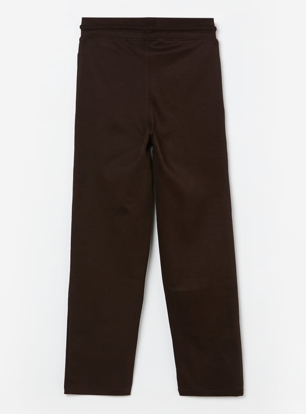 US POLO ASSN KIDS Boys Solid Track Pants