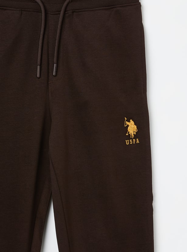 US POLO ASSN KIDS Boys Solid Track Pants