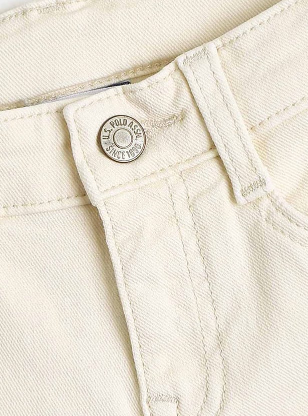 US POLO ASSN KIDS Boys Washed Slim Fit Jeans