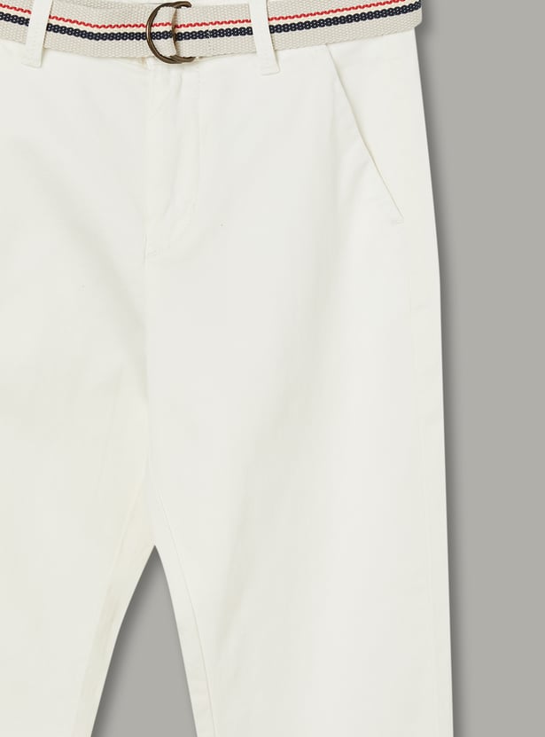 US POLO ASSN KIDS Boys Solid Trousers