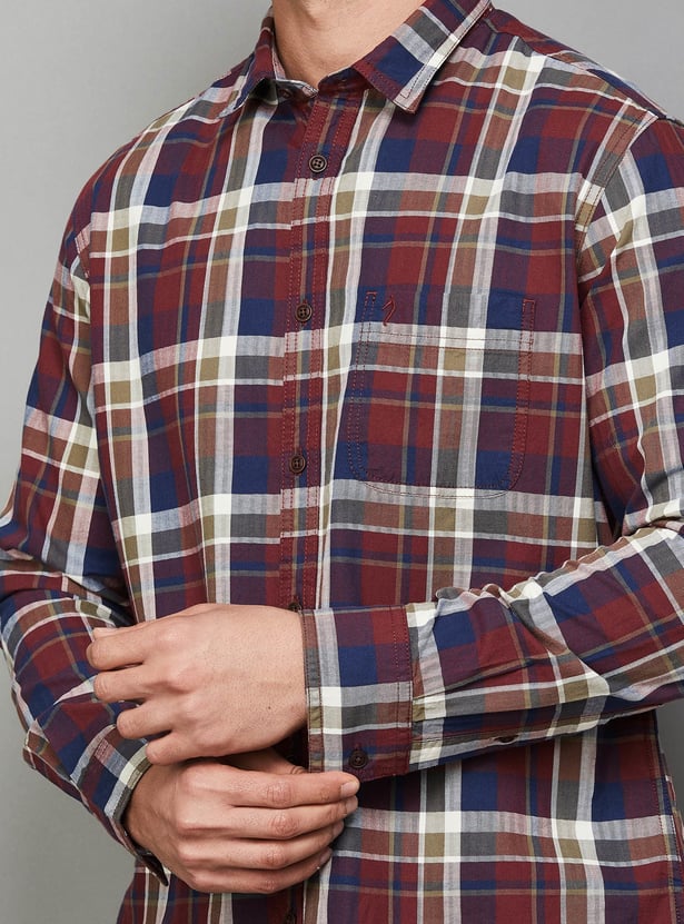 INDIAN TERRAIN Checked Classic Fit Shirt