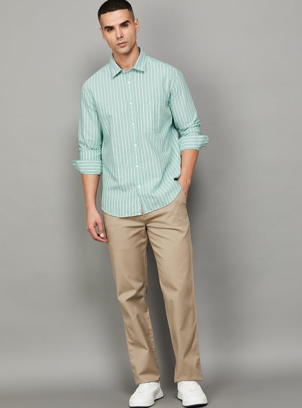 INDIAN TERRAIN Striped Classic Fit Shirt
