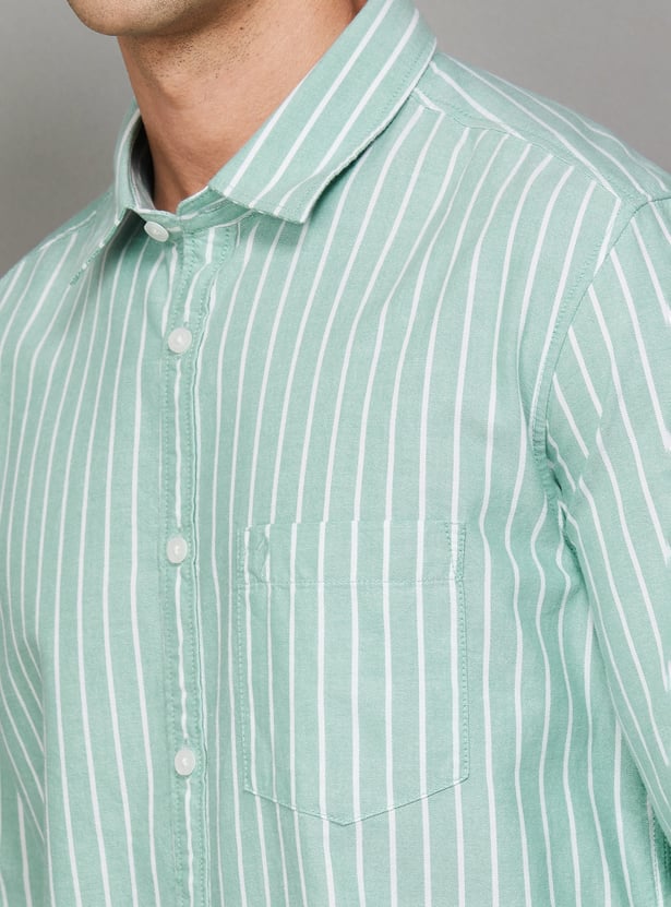 INDIAN TERRAIN Striped Classic Fit Shirt