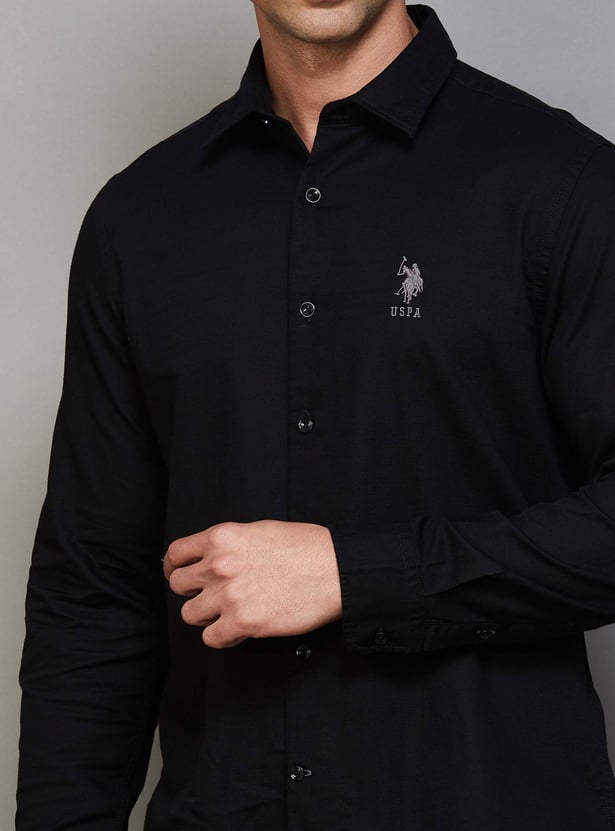 US POLO ASSN Solid Regular Fit Shirt