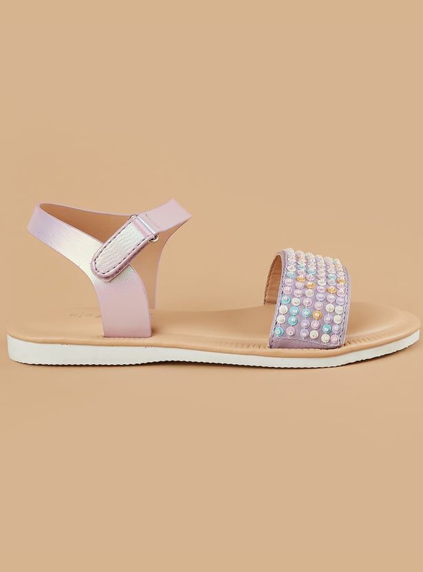 FAME FOREVER Girls Embellished Sandals