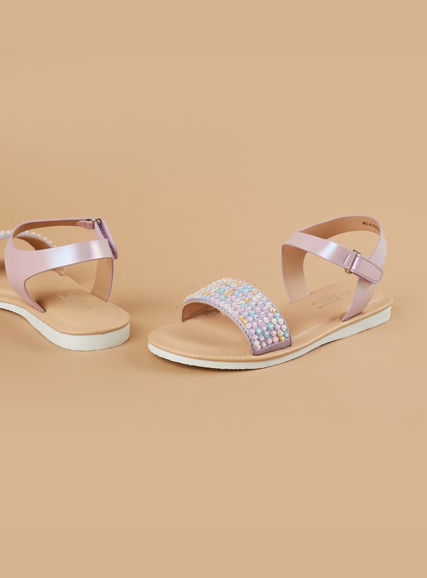 FAME FOREVER Girls Embellished Sandals
