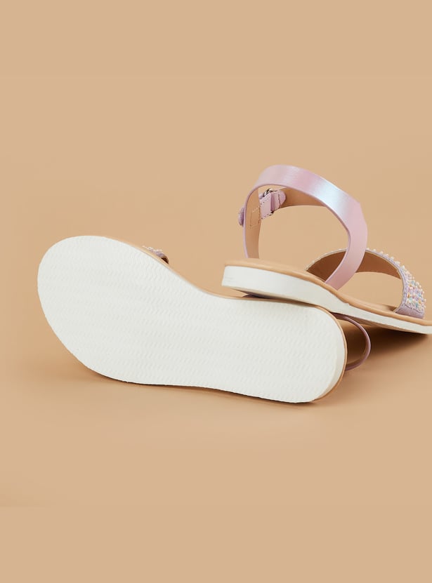 FAME FOREVER Girls Embellished Sandals