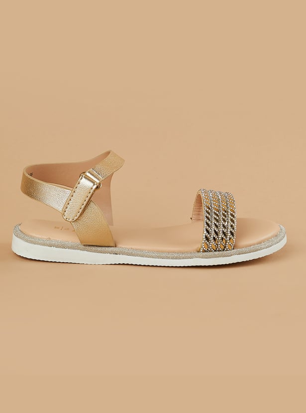 FAME FOREVER Girls Embellished Sandals