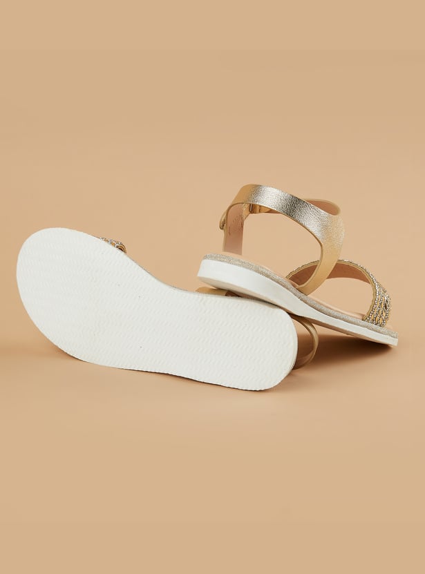 FAME FOREVER Girls Embellished Sandals
