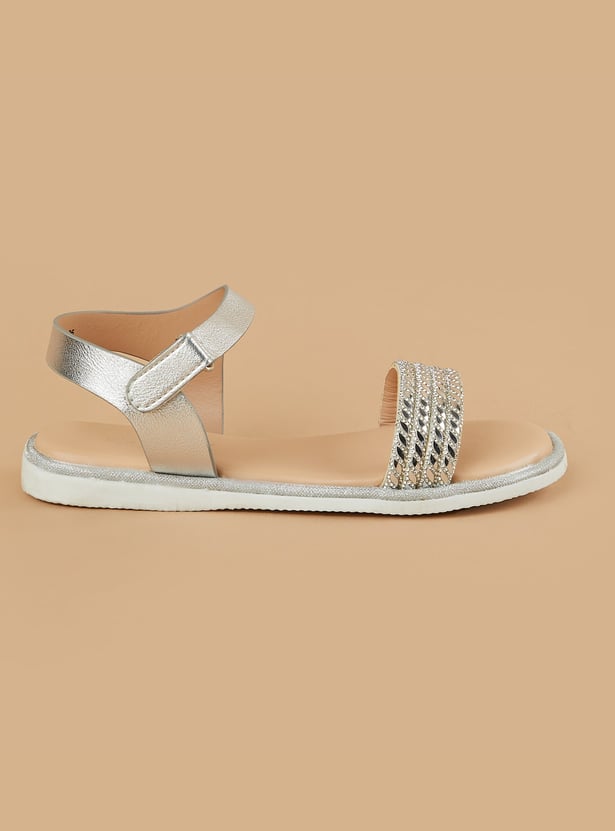 FAME FOREVER Girls Embellished Sandals