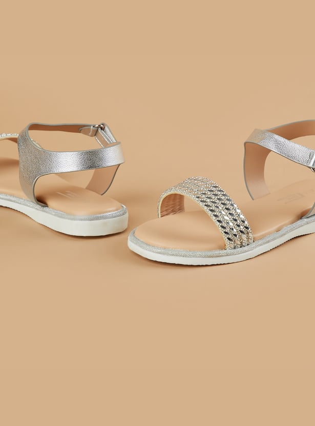 FAME FOREVER Girls Embellished Sandals