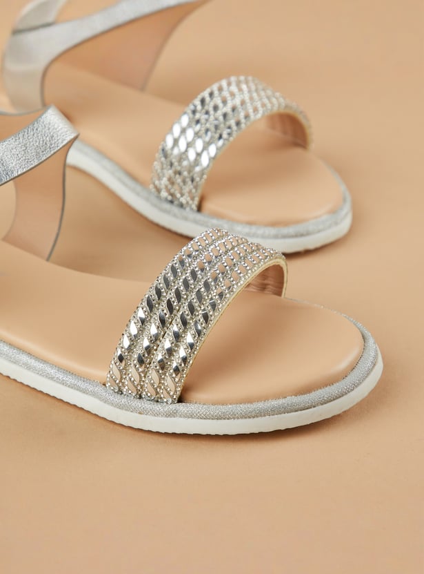 FAME FOREVER Girls Embellished Sandals