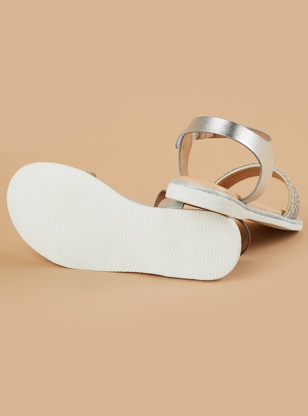 FAME FOREVER Girls Embellished Sandals