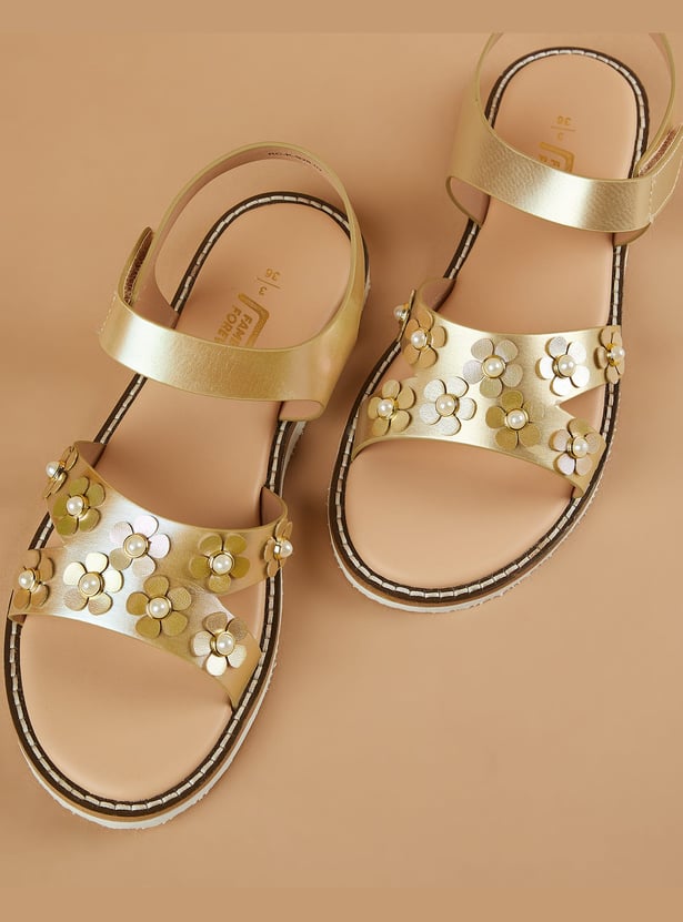 FAME FOREVER Girls Embellished Sandals