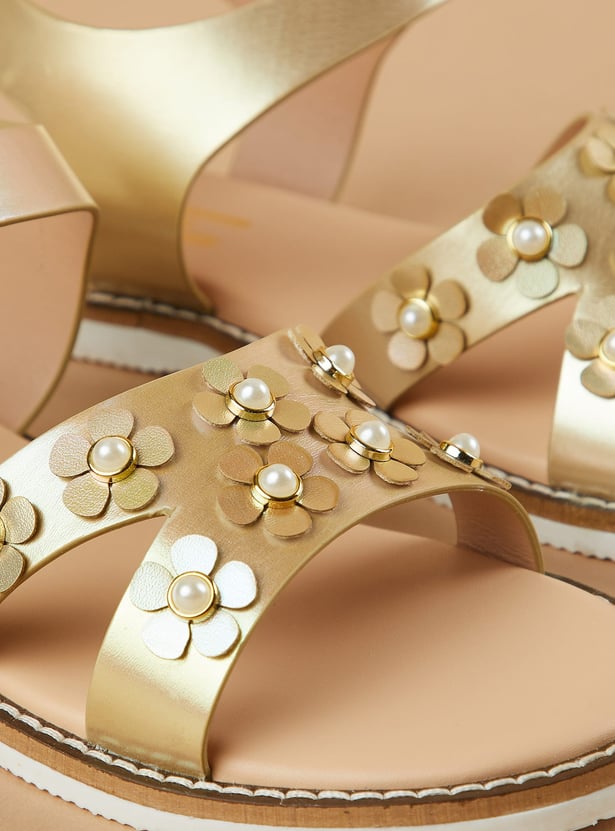FAME FOREVER Girls Embellished Sandals