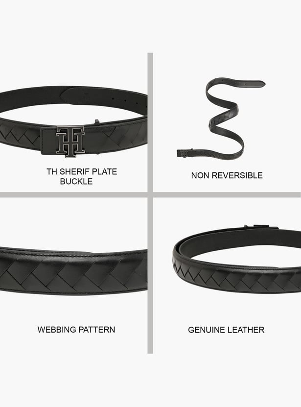 TOMMY HILFIGER Textured Formal Belt