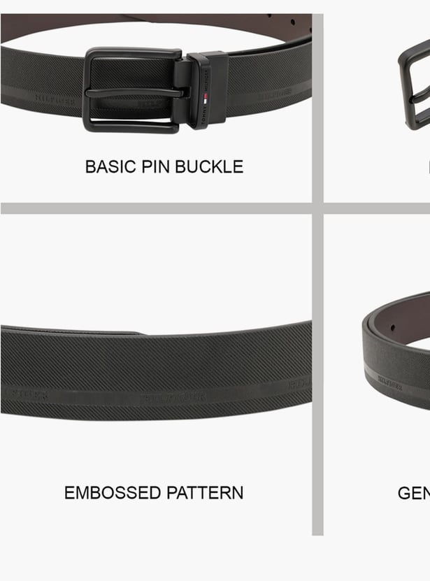 TOMMY HILFIGER Embossed Reversible Belt