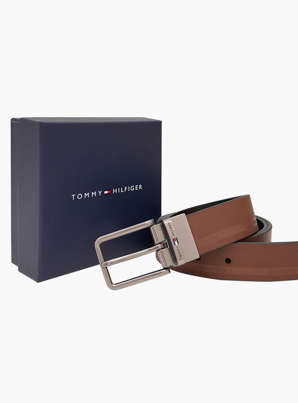 TOMMY HILFIGER Embossed Reversible Belt
