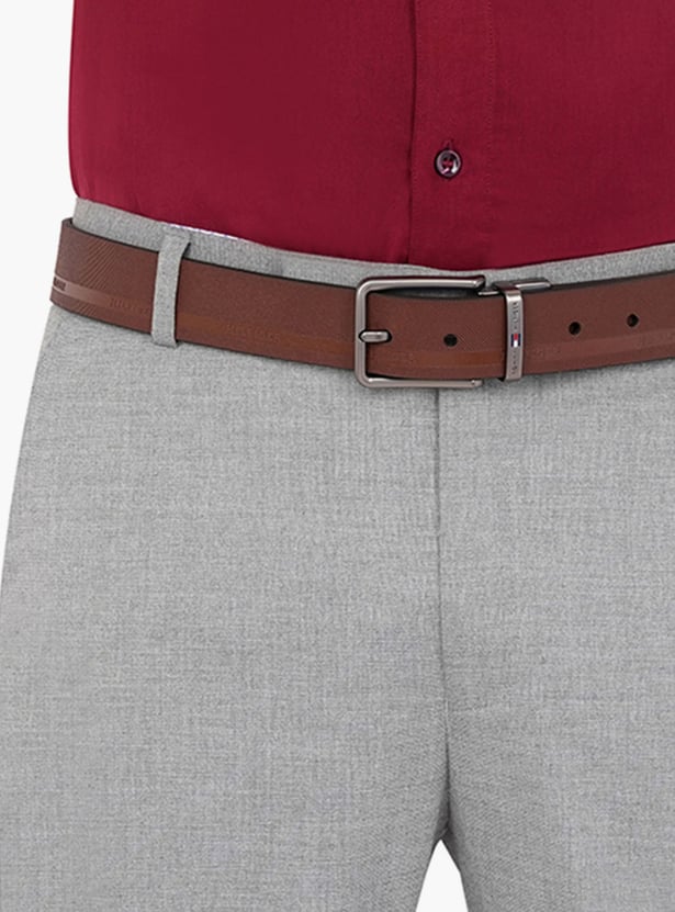 TOMMY HILFIGER Embossed Reversible Belt