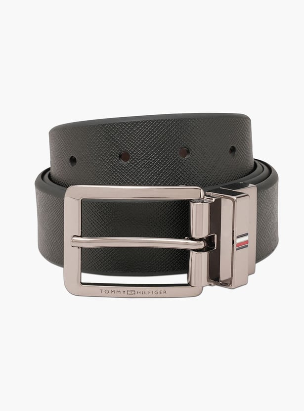 TOMMY HILFIGER Textured Reversible Leather Belt