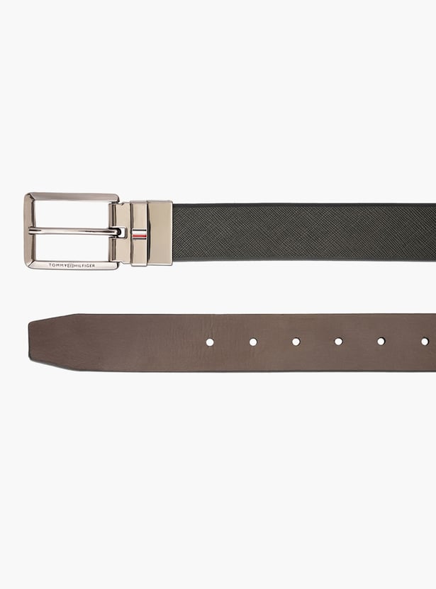 TOMMY HILFIGER Textured Reversible Leather Belt