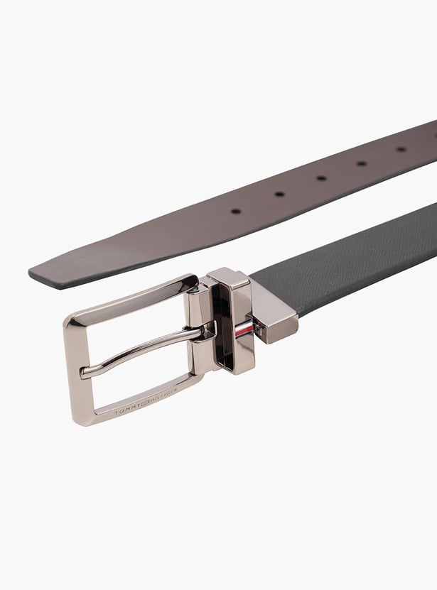 TOMMY HILFIGER Textured Reversible Leather Belt