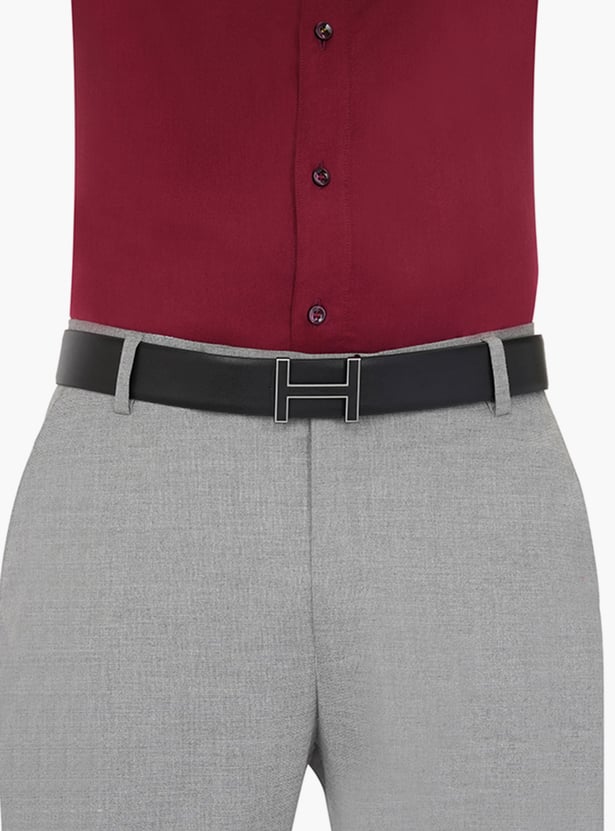 TOMMY HILFIGER Textured Reversible Formal Belt