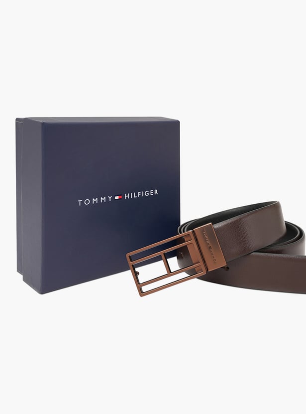 TOMMY HILFIGER Textured Reversible Belt