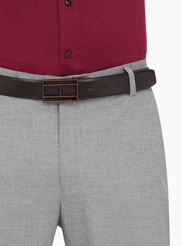 TOMMY HILFIGER Textured Reversible Belt