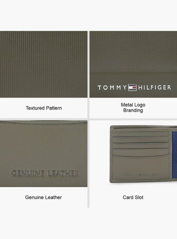 TOMMY HILFIGER Textured Bi-Fold Wallet