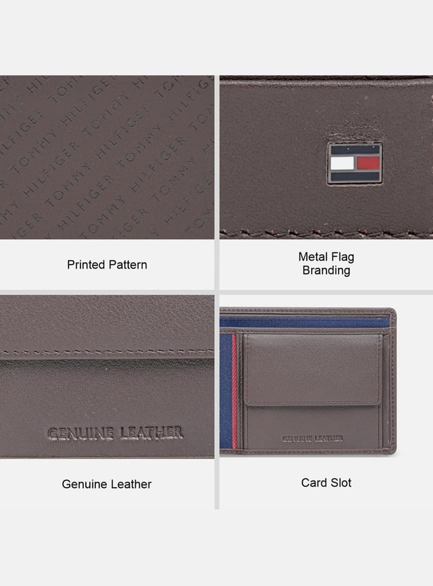 TOMMY HILFIGER Embossed Bi-Fold Wallet