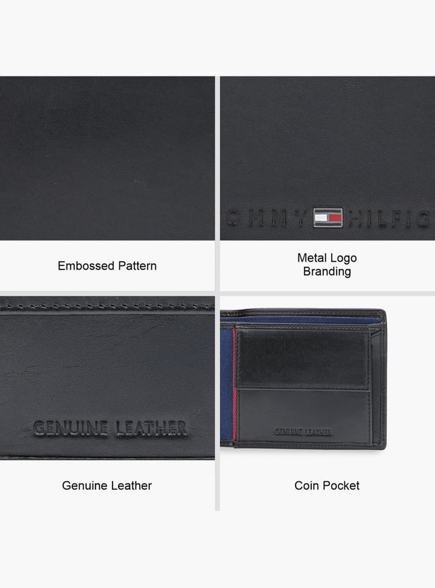 TOMMY HILFIGER Embossed Bi-Fold Wallet