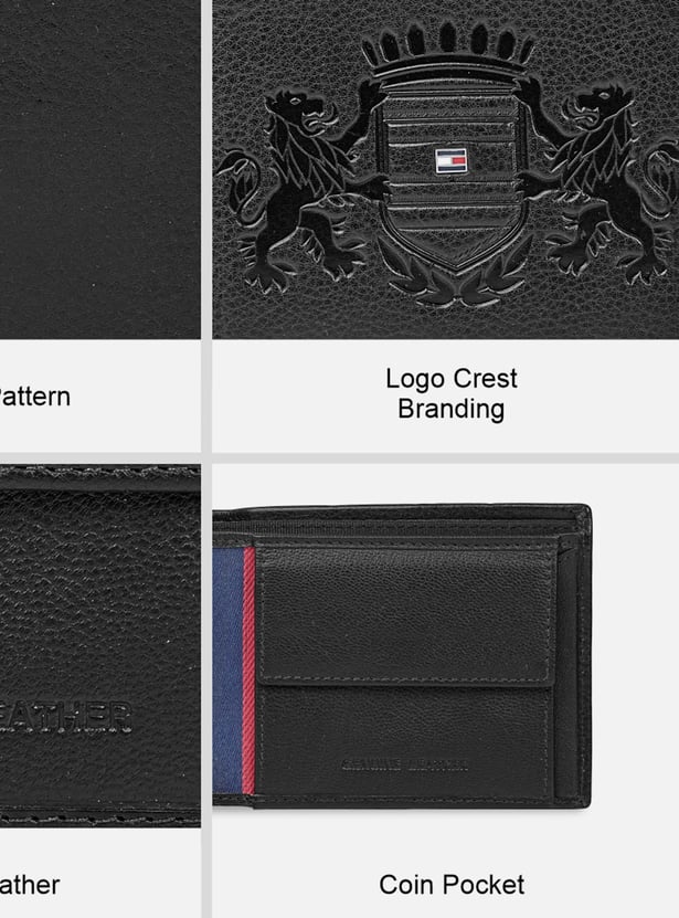 TOMMY HILFIGER Embossed Bi-Fold Wallet